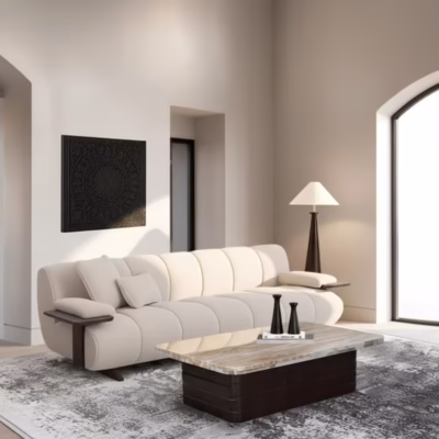 Seychelles 4-seater sofa - beige